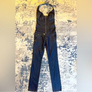 Guess Dark Blue Denim jumpsuit